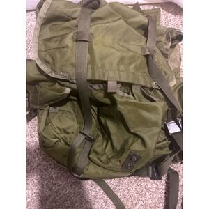 US Military ALICE Field Pack LC-1 Medium Rucksack Olive Drab Green Vintage Bag
